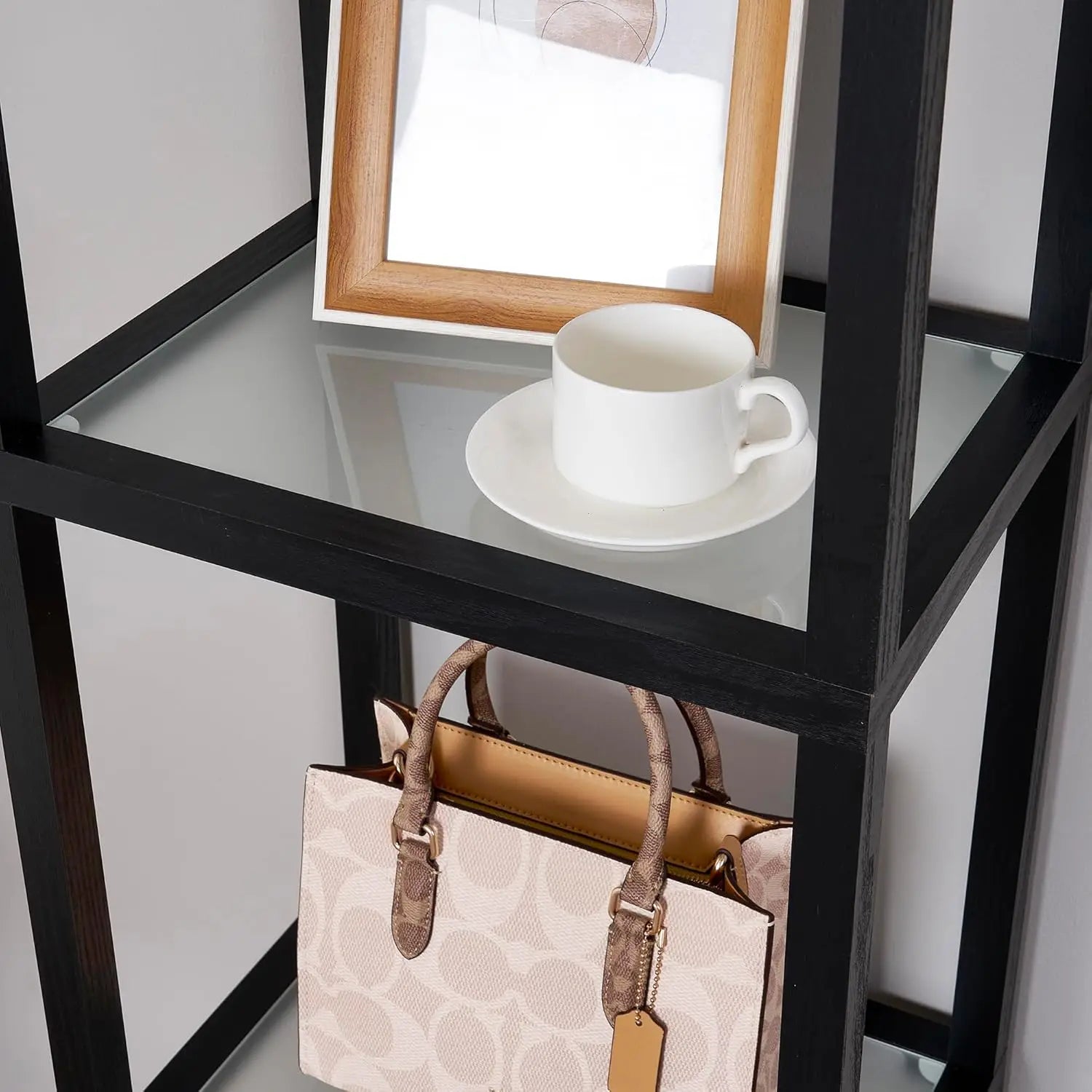 LED Glass Display Cabinet – Dimmable Lighted Furniture For Bedroom, Living Room, Or Office – Glass Curio Cabinet Shelf Lamp,cust