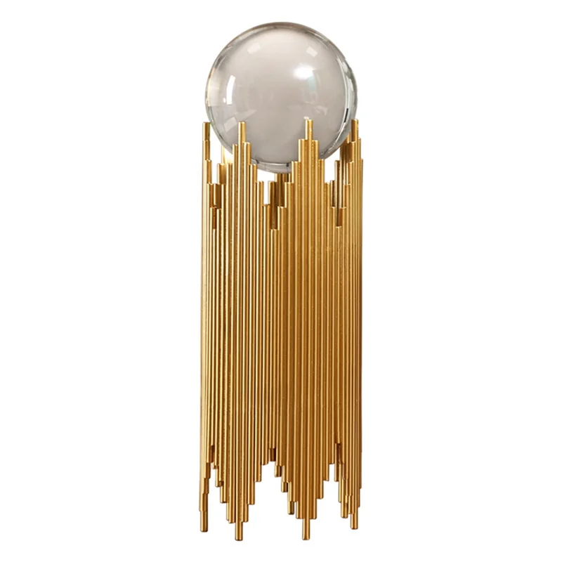 AAAF Home Decoration For House Wine Crystal Lighted Glass Ornament Living Room Item Book Center Table Modern Tv Cabinet A